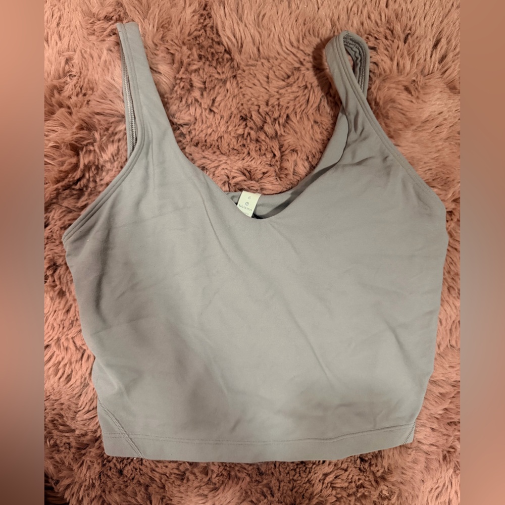 lululemon athletica Gray Tank Top